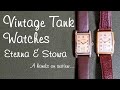 Vintage Eterna Clamshell & Stowa Tank watches - hands on review