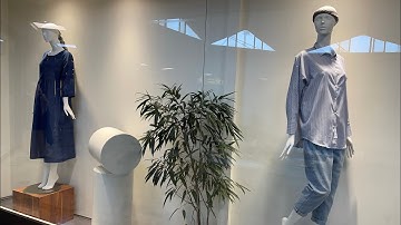 Display Window & Mannequin changing🧥#visualmerchandising   #display #mannequin #window    #clothes