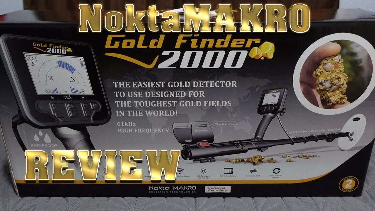 Detector de metais Gold Finder 2000 Makro Nokta