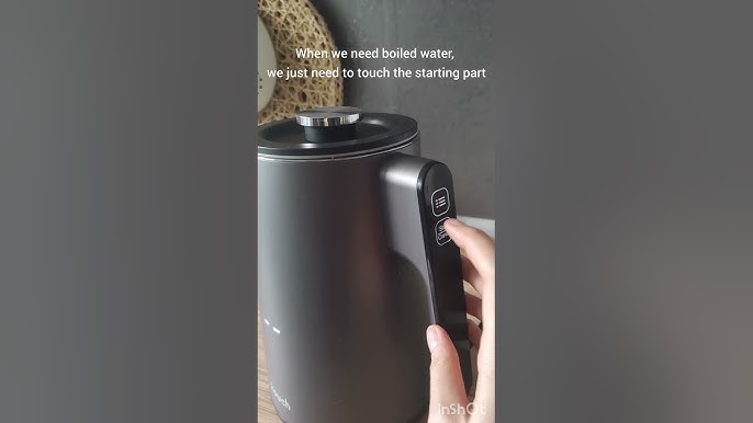 Beautiful 1.7 Liter One-Touch Electric Kettle, by Drew Barrymore (Oyster  Gray)