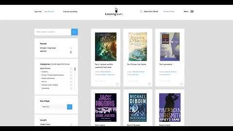 How to browse the catalogue