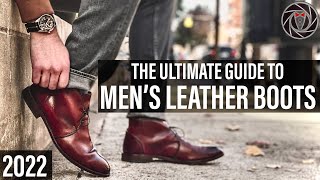 STAND OUT | The ULTIMATE 2022 Guide to Men&#39;s Leather Boots | Chukka | Chelsea | Derby | Jodphur