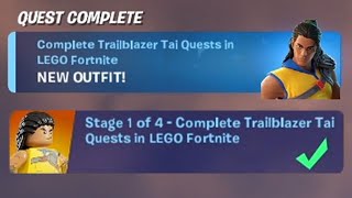 Fortnite Complete 'Trailblazer Tai' Quests Guide - LEGO Fortnite