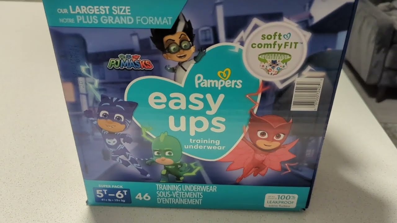 Pampers Easy Ups Training Pants, 5T-6T, 80 Count UK