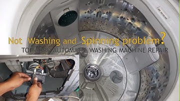 Automatic Washing Machine NOT Washing and Spinning Repair Tutorial