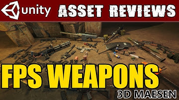 Unity Asset Kit Reviews - FPS weapons