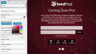 Customize anything on your Coming Soon Page
