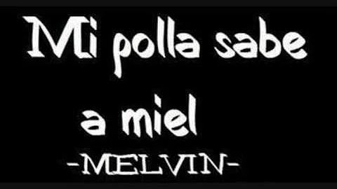 Melvin - mi polla sabe a miel -