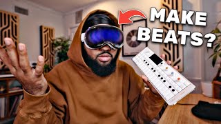 Can you make beats on the Apple Vision Pro?? I tried it!! screenshot 5