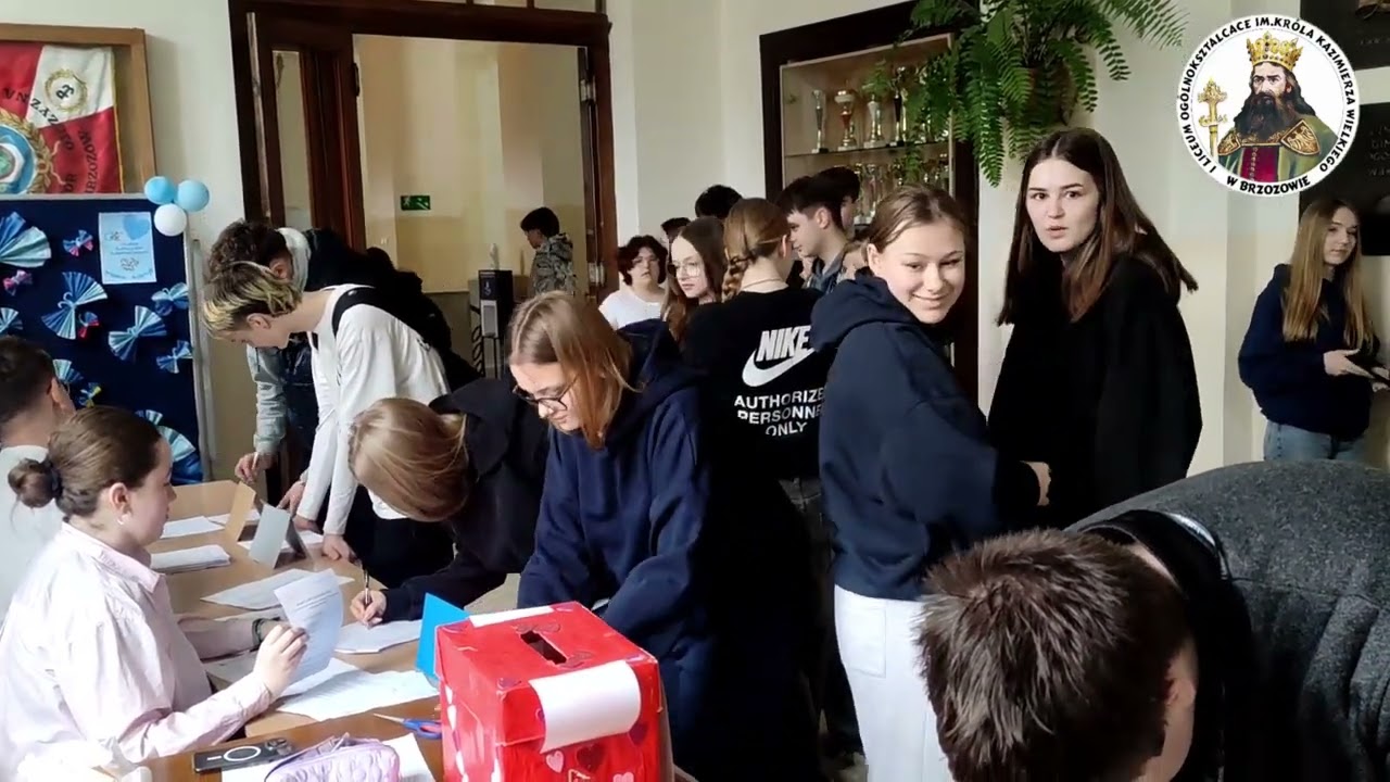 Wybór Przewodniczącego Samorządu Uczniowskiego w I Liceum Ogólnokształcącym w Brzozowie