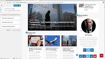 CoverNews - Widgets Overview