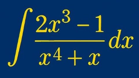Using U-Substitution for ∫(2x³ - 1) / (x⁴ + x) dx | Step-by-Step Integration