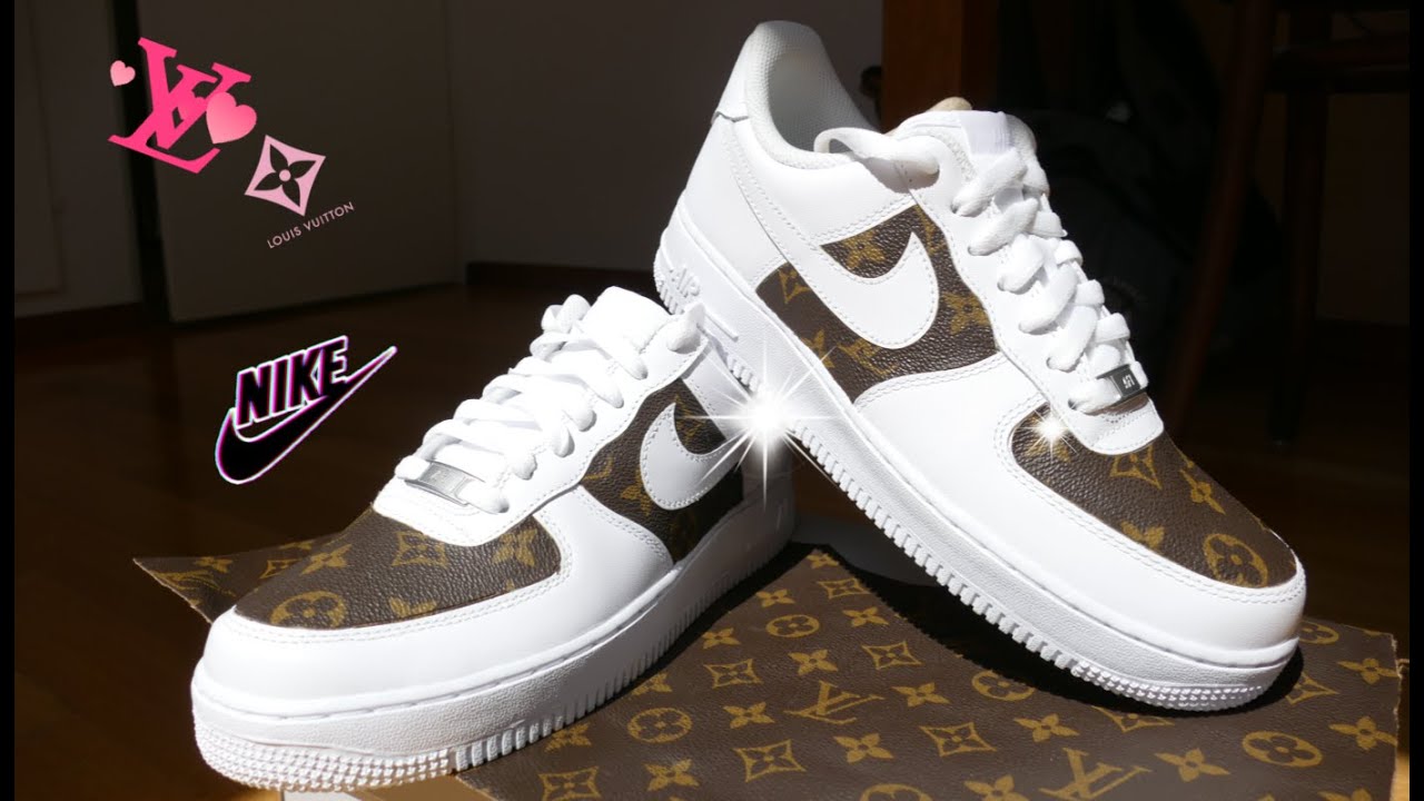 Nike Air Force 1 Customs Louis Vuitton -  UK