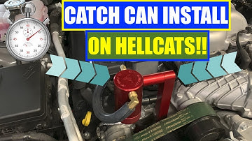 BILLET CATCH CAN INSTALLED ON HELLCATS!! | 2 MIN AND 14 SECONDS!!