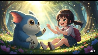 Ethereal Lotus Priestess | Anime Fantasy Girl with White Snake in 4K Cinematic Art screenshot 2