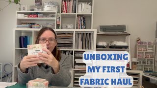 My First Fabric Haul - Join me as I share Moda Sunbonnet & Raspberry Summer
