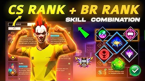 BR rank & CS rank Best Skill Combination | Best character combination in Free Fire -Best Combination
