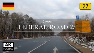 Drive in Germany - Road B27 [x10 speed]