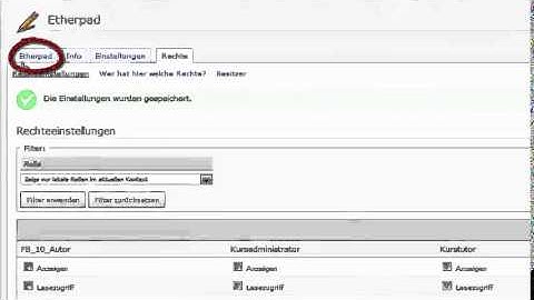 ILIAS Tutorial - Creating an Etherpad