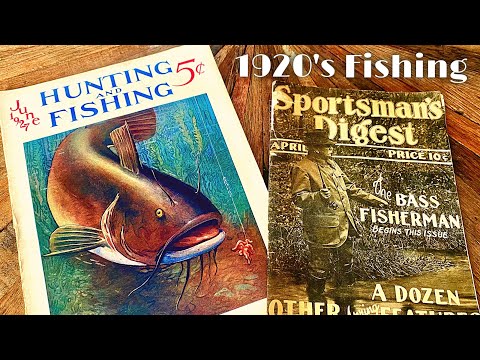 Fishing 100 years ago - Exploring Outdoor Magazines from the 1920's 