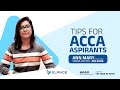 Tips for acca aspirants from an acca affiliate  senior auditor  annmaryelance