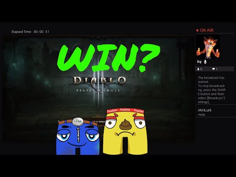 Our first Live PS4 Broadcast Diablo III