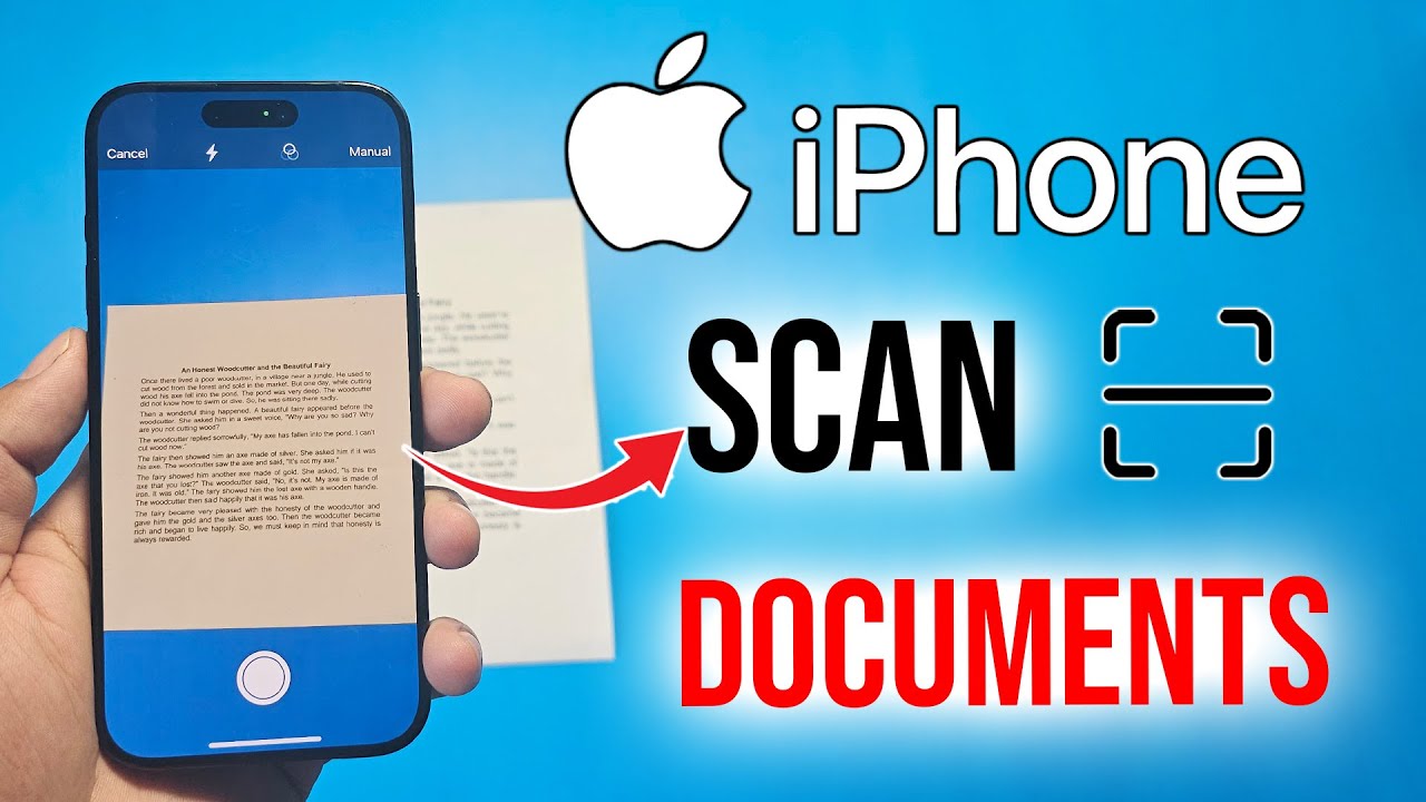 How to scan documents on iPhone - YouTube