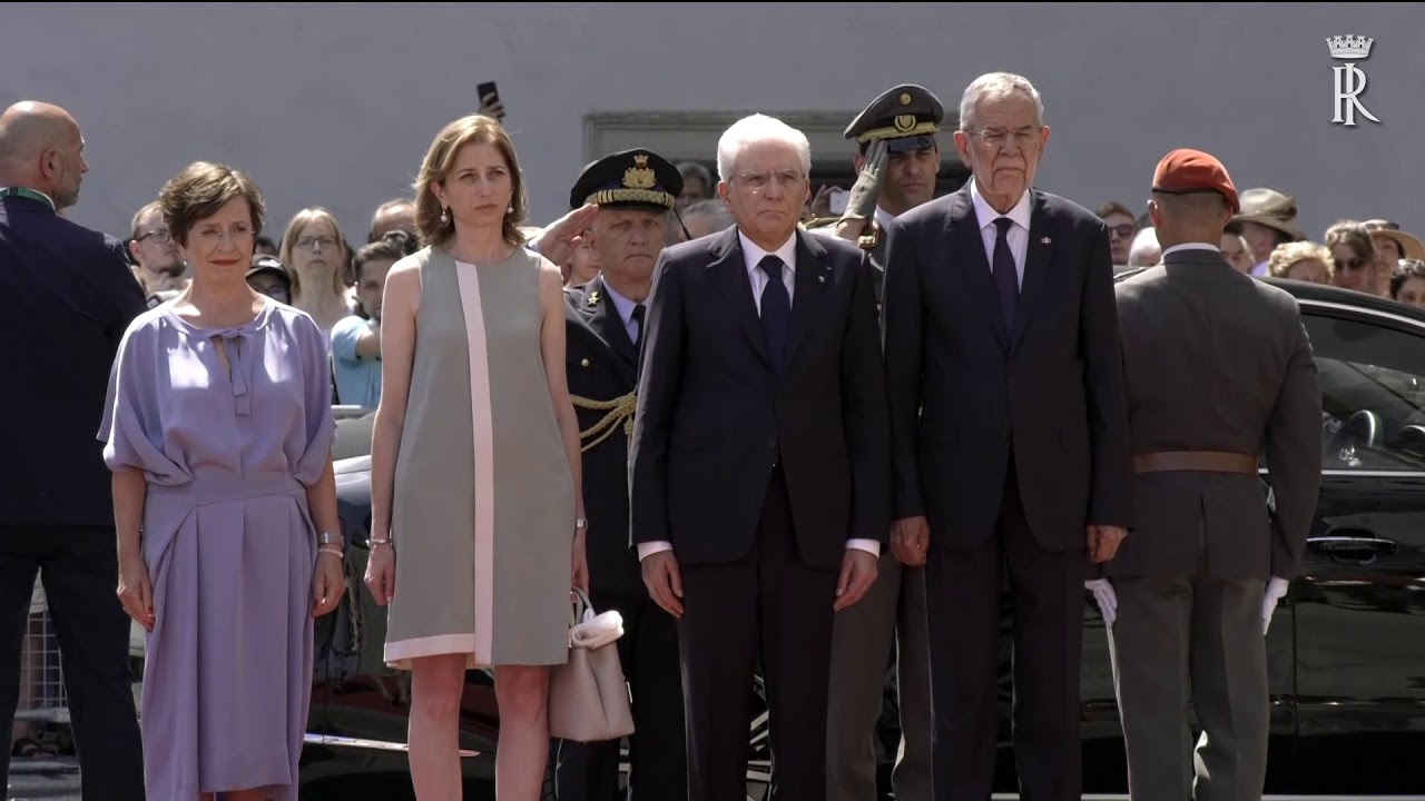 Vienna Visita di Stato Cerimonia di benvenuto Inni, Onori militari e presentazione delegazioni