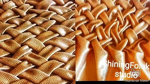 HOW TO SOW BASKET WEAVE PATTERN 2024 (Pattern 1)#shiningfolake #basketweaving #canadianstreamer