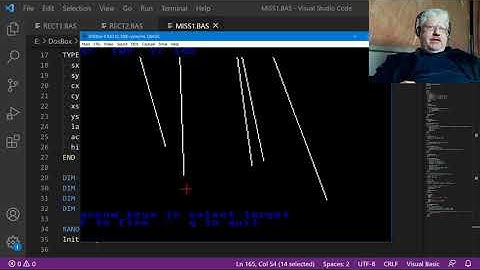 ✅ QBasic Missile Command  - Day 56