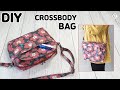 DIY Crossbody bag made with one pattern / fabric Rectangular bag / sewing tutorial [Tendersmile]