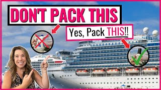 13 Things NOT TO PACK for a Cruise!! *what to bring instead*