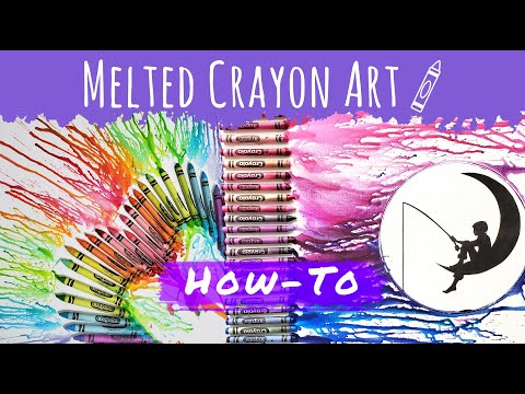 How to Make Personalized Melted Crayon Art - FeltMagnet