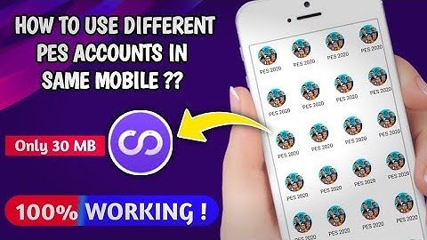 Different Pes Account in One Mobile at Same time ! How to do it with Multiple Accounts | Pes2020