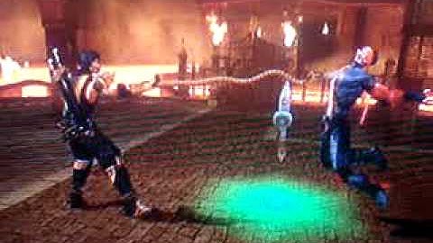 mortal kombat, scorpion -bloody spear glitch