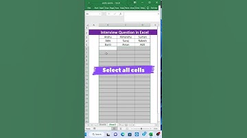 Amazing excel tricks in excel #excel #shorts