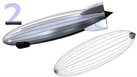 2-Project 32| Zeppelin Balloon |SolidWorks Tutorial : closing caps lofts