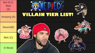 ONE PIECE VILLAINS RANKED! (Tier List)