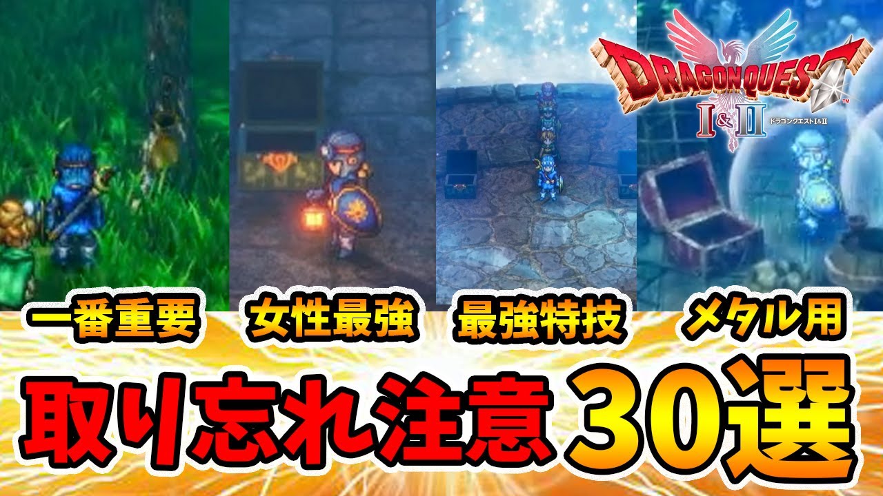 30 Items You Should Definitely Get! Dragon Quest 2 Edition. Don't