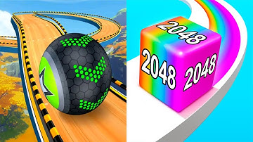 Going Balls VS Jelly Run 2048 - All Levels Gameplay Android iOS Ep 1