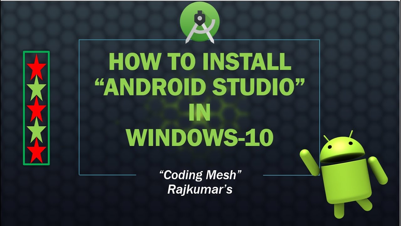 how to install android studio