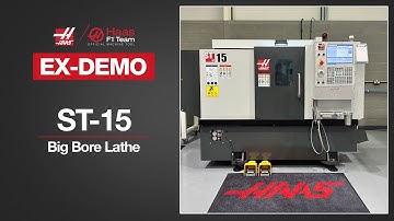 🇬🇧 Ex-Demo HAAS ST-15 Big Bore Lathe - Available Now