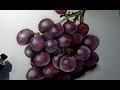 Como pintar uvas al óleo (no narrado) | How to paint oil grapes (not narrated)