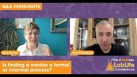 Is finding a mentor a formal or informal process? - Professor Stuart Maudsley