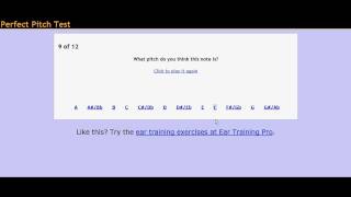 Perfect pitch test. Do you have perfect pitch? screenshot 4
