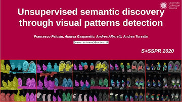 [S+SSPR 2020] Unsupervised semantic discovery through visual pattern detection