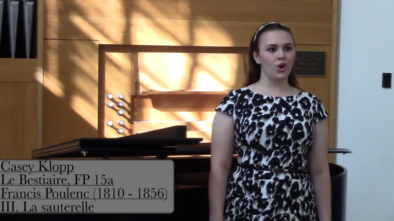 Le Bestiaire, FP15A - Francis Poulenc