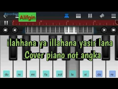 ilahana ya ilahana-not piano sholawat - YouTube