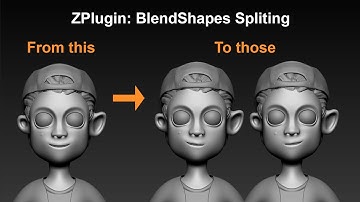 ZBrush: BlendShapes ZPlugin
