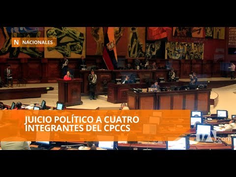 Cuatro integrantes del CPCCS comparecen ante la Asamblea por juicio políticoTeleamazonas farándula nacional